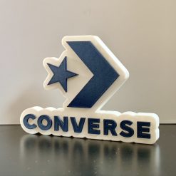 3D Converse Logo Plaque Wall / Shelf / Desk Display Decorative Dad Man Cave Gift 2 3D Converse Logo Plaque Wall / Shelf / Desk Display Decorative Dad Man Cave Gift 2