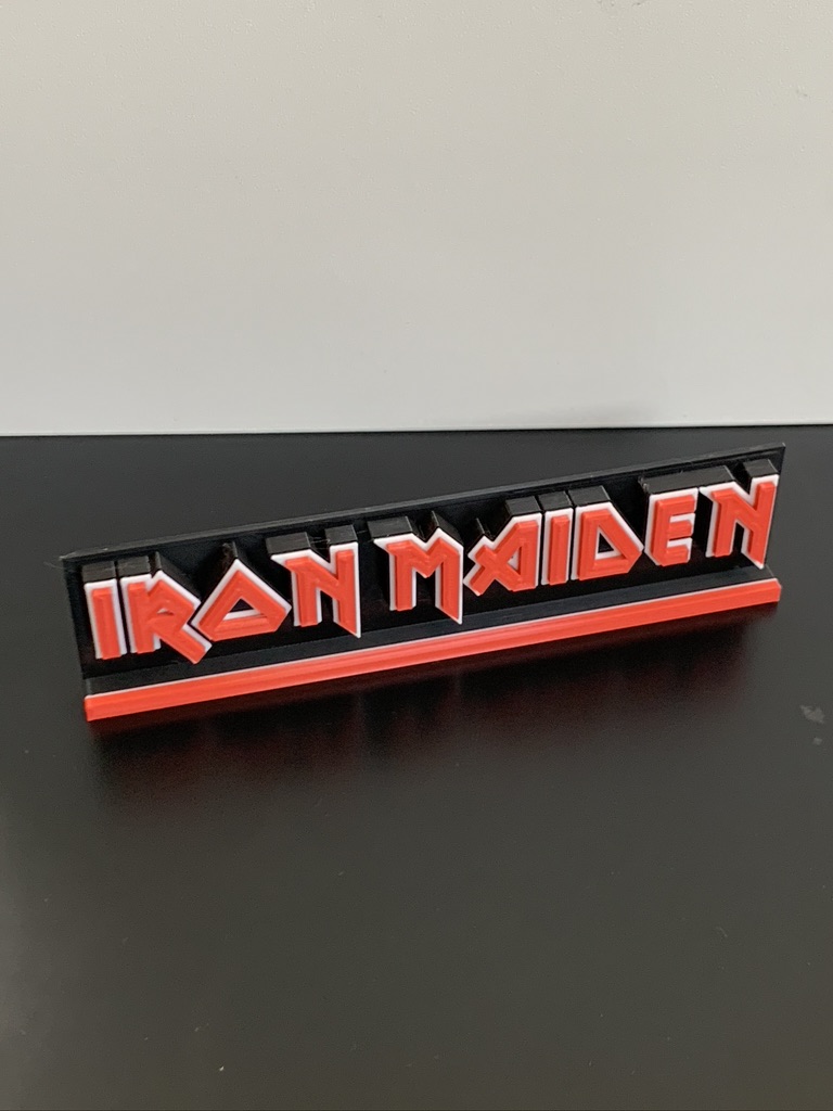 3D Iron Maiden Rock Red - Wall Shelf Desk Standing Display Decorative Man Cave Gift 3D Iron Maiden Rock Red - Wall Shelf Desk Standing Display Decorative Man Cave Gift