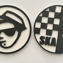 SKA Rude Boy Beat Girl SKA Wall Shelf Display Art Decoration. Logo Wall Shelf Desk Decorative Plaque Gift 1