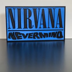 3D Nirvana Nevermind Rock Wall Shelf Desk Stand Display Decorative Man Cave Gift