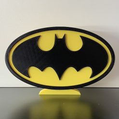 Batman Style Movie Logo Wall Shelf Desk Decorative Plaque Gift