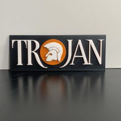 3D SKA TROJAN Wall / Shelf Display. Gift Man Cave Birthday Christmas. Logo Wall Shelf Desk Decorative Plaque Gift