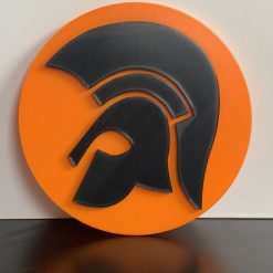 SKA 3D Skinhead Trojan Disc Sign Plaque. Logo Wall Shelf Desk Decorative Plaque Gift