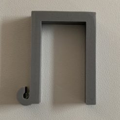 25mm Pergola Lighting Clips x6 in Grey