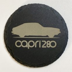 Single Car Ford Capri 280 Custom Engraved Slate Coaster. Man Cave Gift