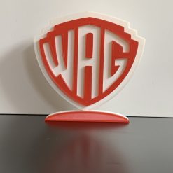 WAG Warner Animation Style Movie Logo Wall Shelf Desk Decorative Plaque Gift 1