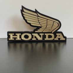 Honda Goldwing badge logo emblem 3D Wall / Shelf / Desk Display Decorative Dad Man Cave biker Gift