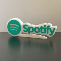3D Spotify Icon App Logo Plaque Decorative Wall Shelf Desk Man Cave Gift