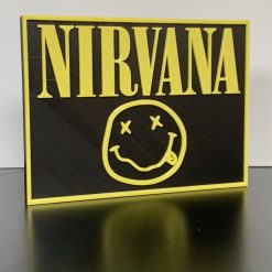 3D Nirvana Rock Wall Shelf Desk Stand Display Decorative Man Cave Gift