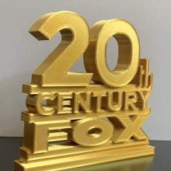20th Century Fox Movie Logo Wall Shelf Desk Decorative Plaque Gift
