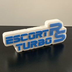 3D Ford Escort RS Turbo Wall Shelf Desk Standing Decorative Plaque Gift 2