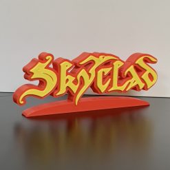 3D Skyclad Metal Rock Wall Shelf Desk Stand Display Decorative Man Cave Gift 2