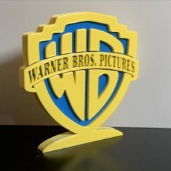 Warner Bros WB Movie Logo Plaque Logo Wall Shelf Desk Decorative Plaque Gift