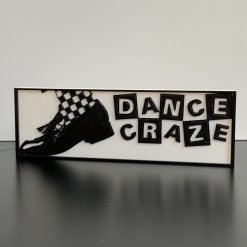 SKA 3D SKA Shoe Dance Craze Wall / Shelf Display Art Decoration. Logo Wall Shelf Desk Decorative Plaque Gift 3