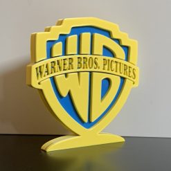 Warner Bros WB Movie Logo Plaque Logo Wall Shelf Desk Decorative Plaque Gift 2 Warner Bros WB Movie Logo Plaque Logo Wall Shelf Desk Decorative Plaque Gift 2