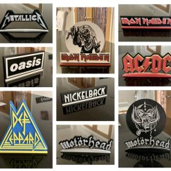 3D Def Leppard Rock - Wall / Shelf / Desk Display Decorative Dad Man Cave Gift 5