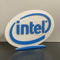 Intel Style Logo Plaque Ideal Autistic Autism ADHD Sensory Gift