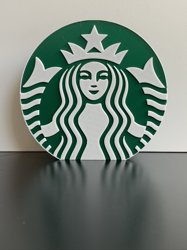 3D Starbucks Coffee Emblem Logo Plaque Ideal Autistic Autism ADHD Sensory Gift 3D Starbucks Coffee Emblem Logo Plaque Ideal Autistic Autism ADHD Sensory Gift
