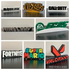 3D Pokémon Gaming Logo Wall Shelf Desk Standing Decorative Console Gift 6