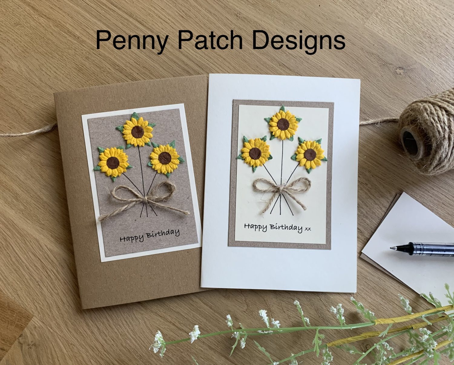 Handmade Sunflower Card. Any Occasion/Birthday, Anniversary etc. Greeting Card for her PERSONALISED FOR FREE. Brown or Cream card. Handmade Sunflower Card. Any Occasion/Birthday, Anniversary etc. Greeting Card for her PERSONALISED FOR FREE. Brown or Cream card.