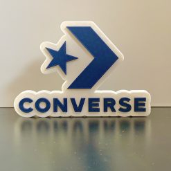 3D Converse Logo Plaque Wall / Shelf / Desk Display Decorative Dad Man Cave Gift