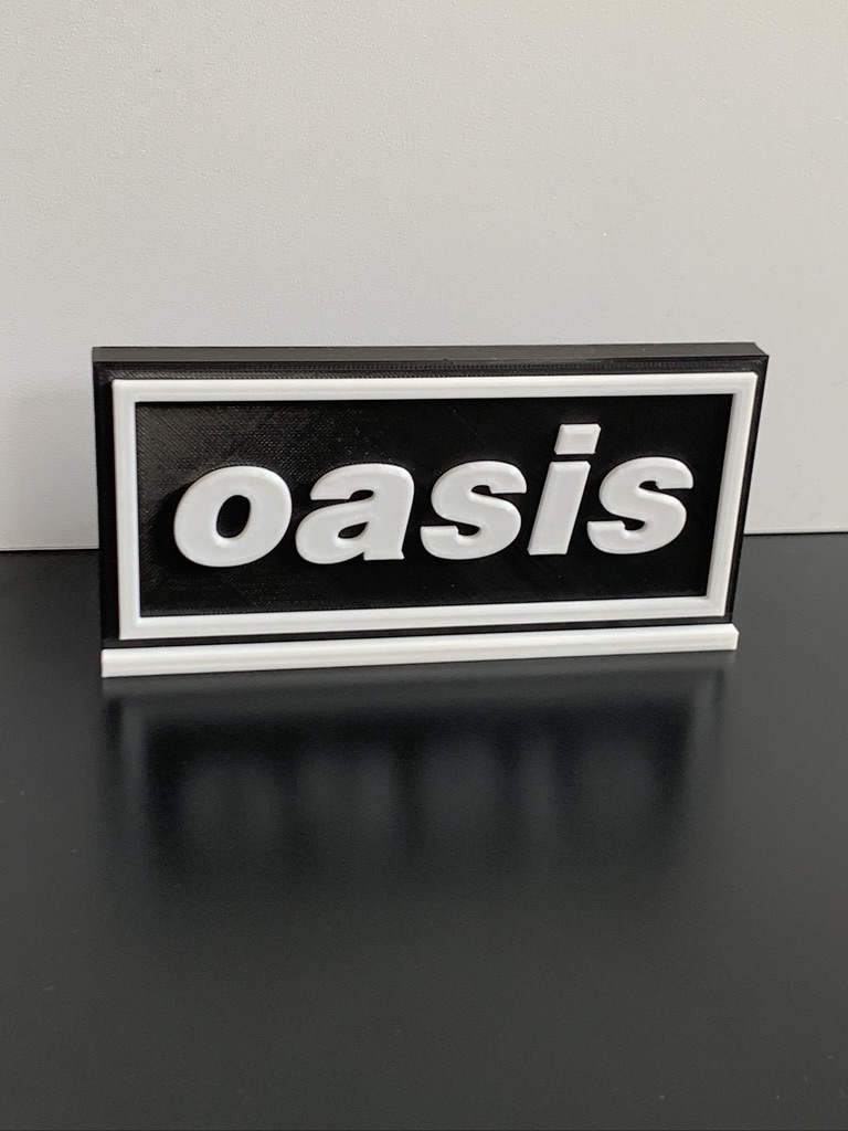 3D Oasis - Rock Pop Wall Shelf Desk Display Self Standing Decorative Man Gift 3D Oasis - Rock Pop Wall Shelf Desk Display Self Standing Decorative Man Gift