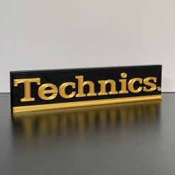 3D Retro Audio Technics - Wall Shelf Desk Display Decoration Dad Man Cave Gift