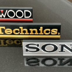 3D Retro Audio Technics - Wall Shelf Desk Display Decoration Dad Man Cave Gift 5 3D Retro Audio Technics - Wall Shelf Desk Display Decoration Dad Man Cave Gift 5