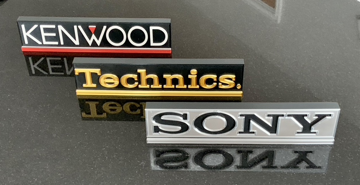 3D Retro Audio Technics - Wall Shelf Desk Display Decoration Dad Man Cave Gift 3D Retro Audio Technics - Wall Shelf Desk Display Decoration Dad Man Cave Gift