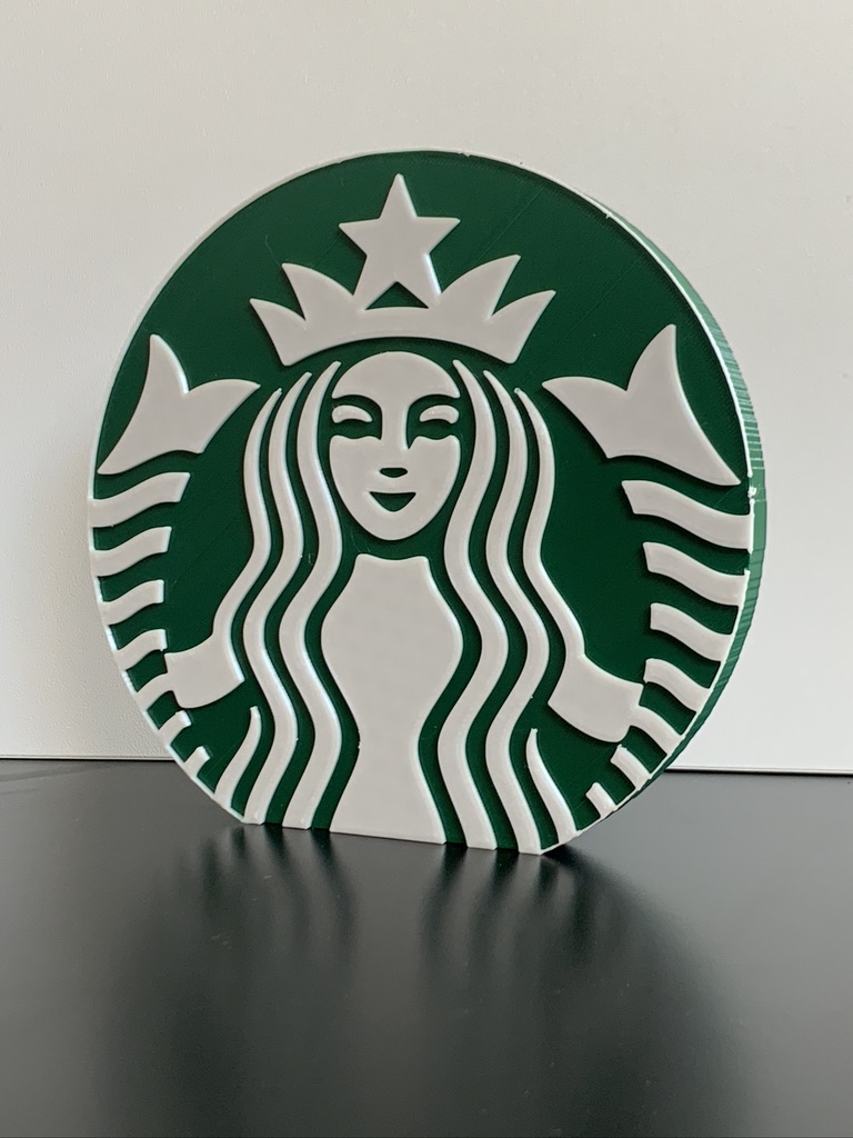 3D Starbucks Coffee Emblem Logo Plaque Ideal Autistic Autism ADHD Sensory Gift 3D Starbucks Coffee Emblem Logo Plaque Ideal Autistic Autism ADHD Sensory Gift