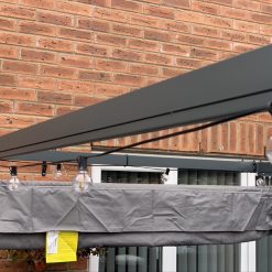 25mm Pergola Lighting Clips x6 in Grey 4