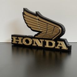 Honda Goldwing badge logo emblem 3D Wall / Shelf / Desk Display Decorative Dad Man Cave biker Gift 2
