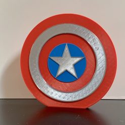 Marvel Captain America Style Movie Logo Wall Shelf Desk Decorative Plaque Gift