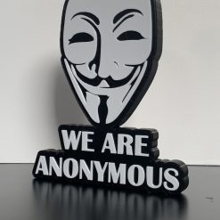 We Are Anonymous logo Style plaque Ideal man cave birthday Christmas Gift 2