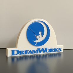 Dreamworks Style Movie Logo Wall Shelf Desk Decorative Plaque Gift