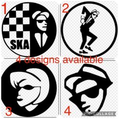 SKA Rude Boy Beat Girl SKA Wall Shelf Display Art Decoration. Logo Wall Shelf Desk Decorative Plaque Gift 4