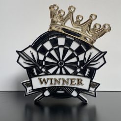 Darts match winner Gambling Style plaque Ideal game trophy award entertainment Gift