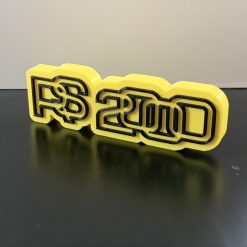 3D Ford Escort RS2000 Wall Shelf Desk Standing Decorative Plaque Gift