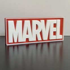 Marvel Style Movie Logo Wall Shelf Desk Decorative Plaque Gift