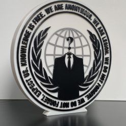 We Are Anonymous logo Style plaque Ideal man cave birthday Christmas Gift 2