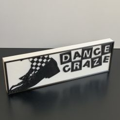 SKA 3D SKA Shoe Dance Craze Wall / Shelf Display Art Decoration. Logo Wall Shelf Desk Decorative Plaque Gift 2