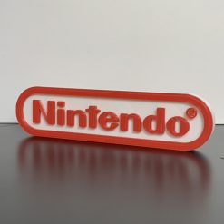 3D Nintendo Console Logo Wall Shelf Desk Self Standing Decorative Man Cave Gift