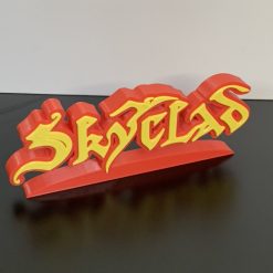 3D Skyclad Metal Rock Wall Shelf Desk Stand Display Decorative Man Cave Gift 4