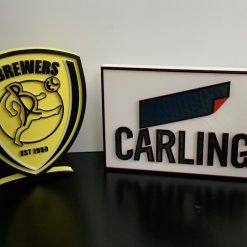3D Carling Black Label beer lager Emblem Logo Plaque Ideal Autistic Autism ADHD Sensory Gift 4