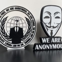 We Are Anonymous logo Style plaque Ideal man cave birthday Christmas Gift 3