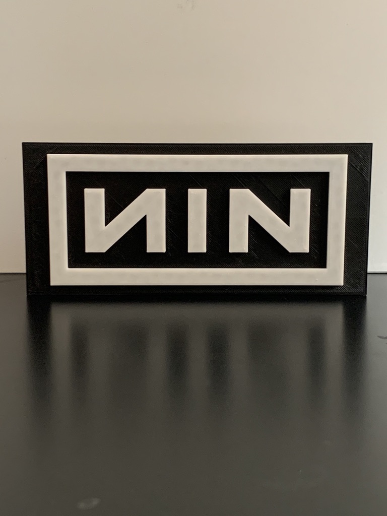 3D NIN Nine Inch Nails Rock Wall Shelf Desk Stand Display Decorative Man Cave Gift 3D NIN Nine Inch Nails Rock Wall Shelf Desk Stand Display Decorative Man Cave Gift