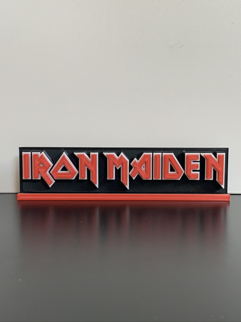 3D Iron Maiden Rock Red - Wall Shelf Desk Standing Display Decorative Man Cave Gift 3D Iron Maiden Rock Red - Wall Shelf Desk Standing Display Decorative Man Cave Gift
