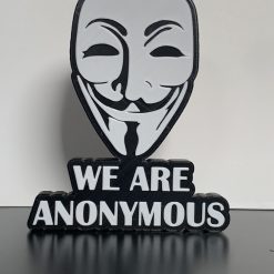 We Are Anonymous logo Style plaque Ideal man cave birthday Christmas Gift 1