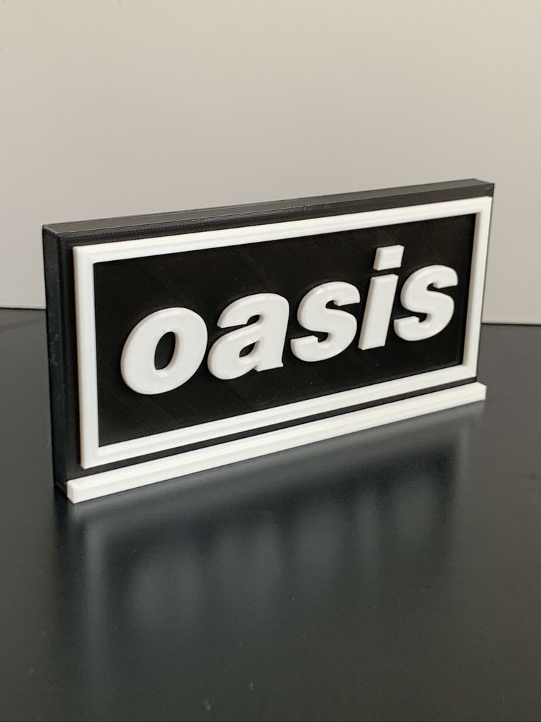 3D Oasis - Rock Pop Wall Shelf Desk Display Self Standing Decorative Man Gift 3D Oasis - Rock Pop Wall Shelf Desk Display Self Standing Decorative Man Gift
