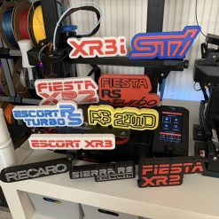 3D Ford Fiesta XR2 Mk1 Wall Shelf Desk Standing Decorative Plaque Gift 3